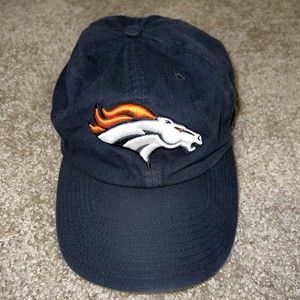 2022 Denver Broncos '47 Brand NFL Clean Up Adjustable Strapback Hat Dad Cap Navy